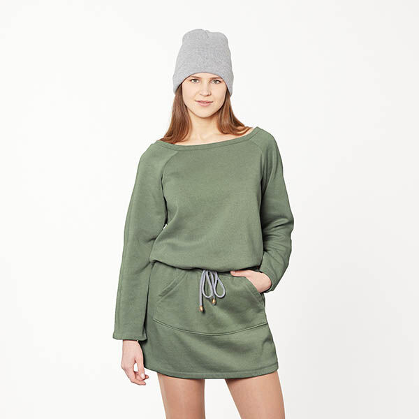 Sweatshirt angeraut Premium – dunkelpinie, image number 5