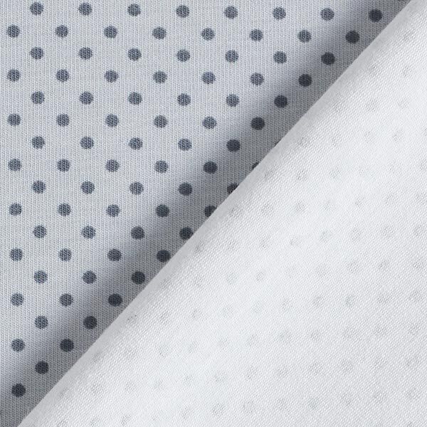 Baumwolljersey Pünktchen – grau | Reststück 50cm