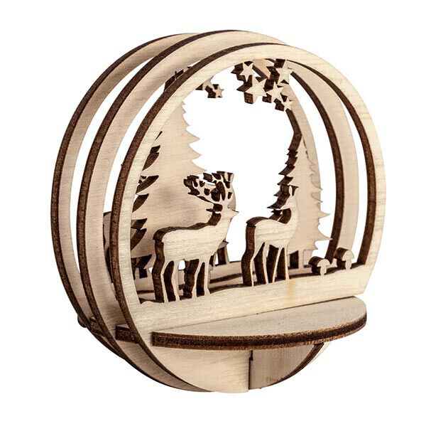 Holz Steckteile Waldtiere, image number 1