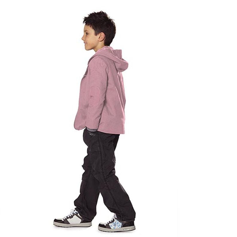 Leichter French Terry Uni – dunkelaltrosa,  image number 13