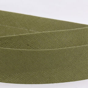 Schrägband Polycotton [20 mm] – hellkhaki, 
