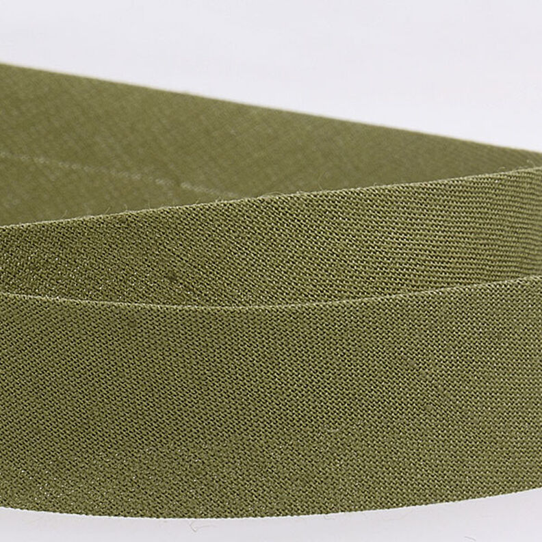 Schrägband Polycotton [20 mm] – hellkhaki,  image number 2