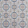 Dekostoff Gobelin orientalisches Mandala – blau/elfenbein,  thumbnail number 1