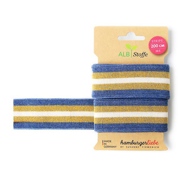 Bio-Jacquardbänder STRIPE ME GLAM  [200 CM | 3,5 CM]  | Albstoffe | Hamburger Liebe,  image number 1