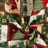 Baumwollstoff Popeline bunte Weihnachten – grün,  thumbnail number 3