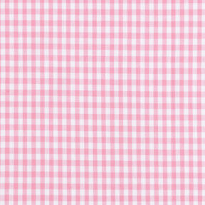 Baumwollstoff Vichykaro 0,5 cm – rosa/weiss, 