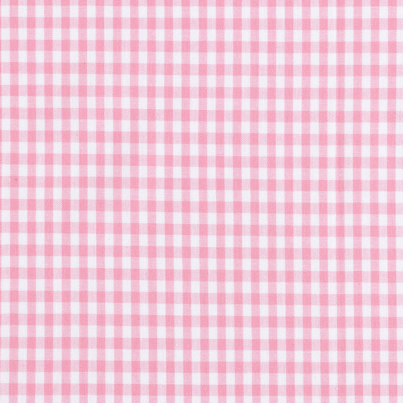 Baumwollstoff Vichykaro 0,5 cm – rosa/weiss,  image number 1