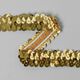 Elastische Paillettenborte métalliquete (20 mm) 14 – gold metallic,  thumbnail number 1