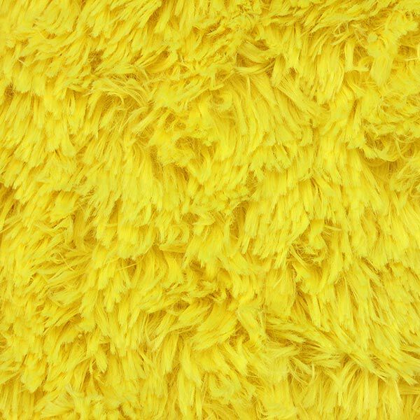 Zottelplüsch SHAGGY [1 M x 0,75 M | Flor: 20 mm]  - gelb | Kullaloo