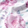 Baumwolljersey Rosen | Glitzerpüppi – weiss,  thumbnail number 1