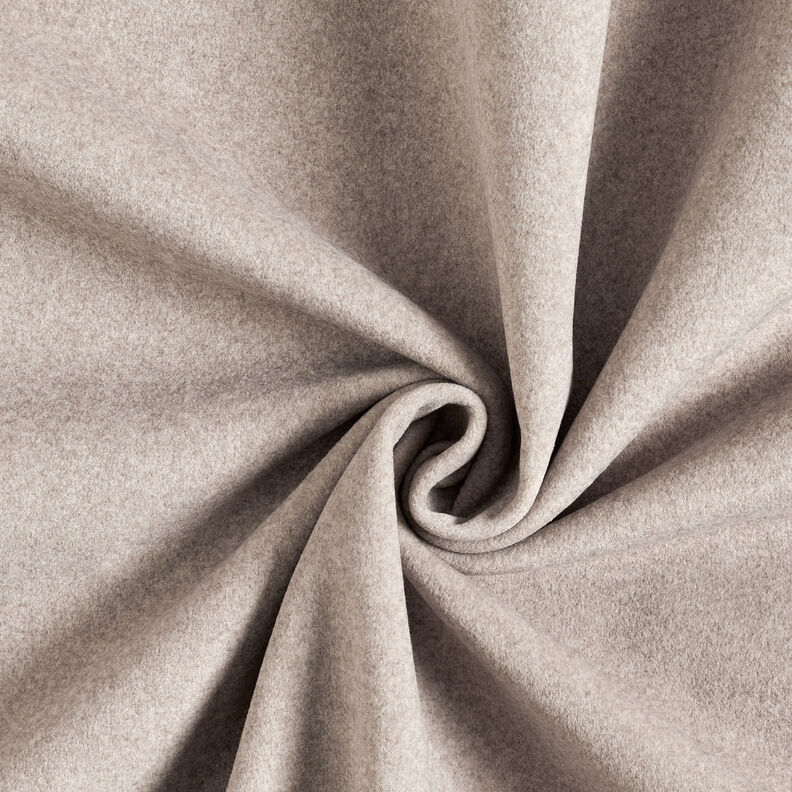 Thermo-Vorhangstoff feine Melange – hellbraun,  image number 1
