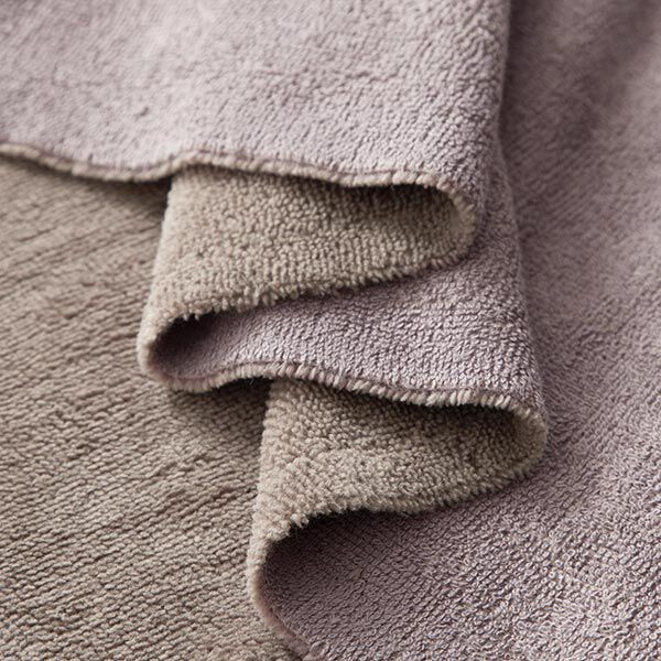Kuschelfrottee Bambus Uni – hellbraun – Muster, image number 2