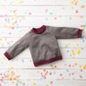 Bündchenstoff Uni – bordeauxrot,  thumbnail number 4