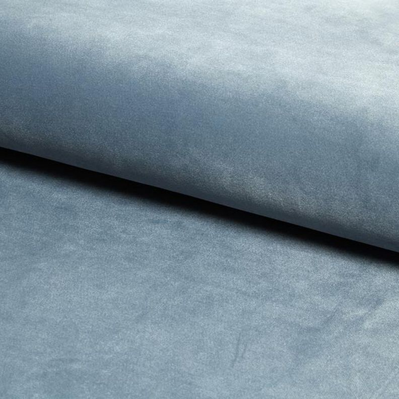 Polsterstoff Samt – hellblau,  image number 1