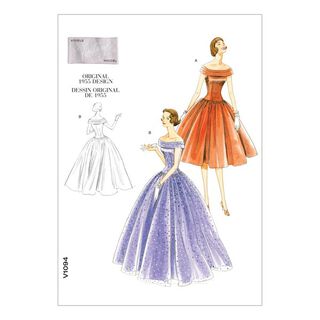 Kleid - Vintage 1955, Vogue 1094 | 32 - 38, 