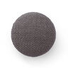 Bezogener Knopf, Leinen Medium – schiefergrau,  thumbnail number 1
