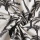 Dekostoff Halbpanama Palmen – schwarzbraun,  thumbnail number 3
