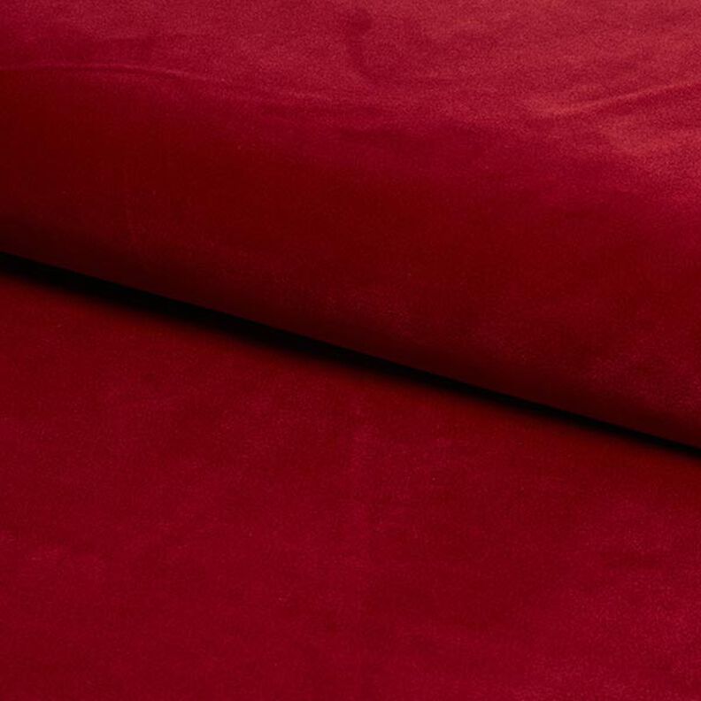 Polsterstoff Samt – karminrot,  image number 1