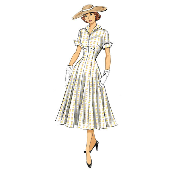 Vintage-Kleid 1952 | Butterick 6018 | 32-40,  image number 7