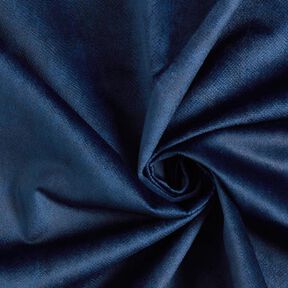 Polsterstoff Samt haustiergeeignet – navy, 