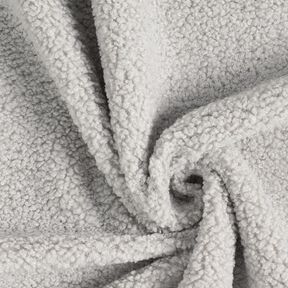 Polsterstoff Schaffelloptik – silbergrau, 