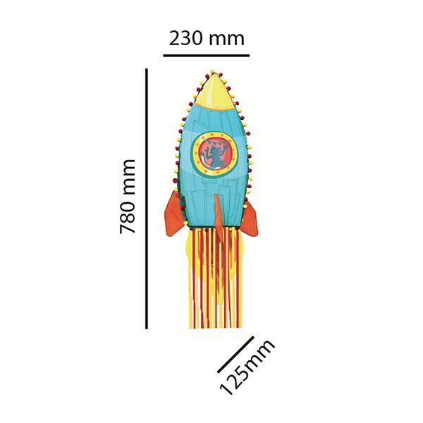 Bastelset Pinata Rakete,  image number 2