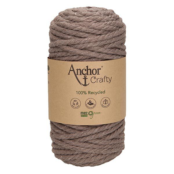 Anchor Crafty Makramee-Garn, recycelt [5mm] - dunkelbeige,  image number 2
