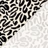 Viskosejersey abstrakte Pinselstriche – creme/schwarz,  thumbnail number 4