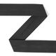 Schrägband, 20 mm - schwarz,  thumbnail number 1