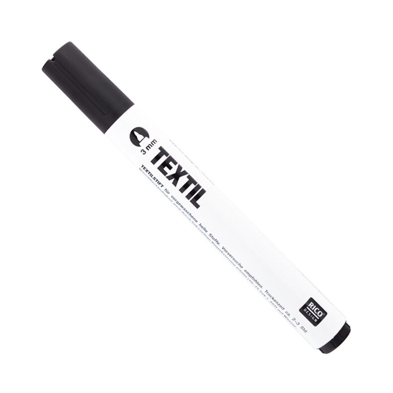 Textilmarker - schwarz - helle Stoffe | Rico,  image number 1