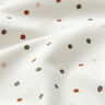 Baumwolljersey bunte Punkte – wollweiss,  thumbnail number 2