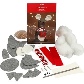 Materialset Weihnachtsmaus [ 1 Stück ], 