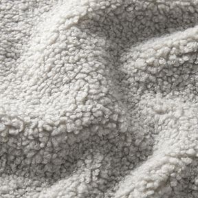 Polsterstoff Schaffelloptik – silbergrau, 