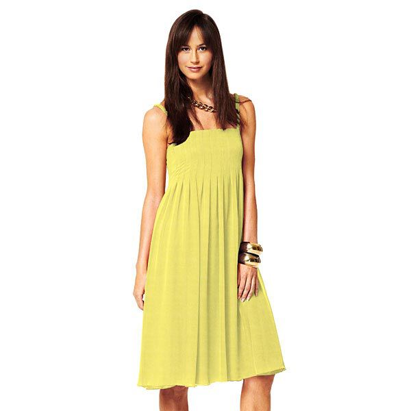 Chiffon – sonnengelb | Reststück 80cm