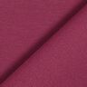 Leichter French Terry Uni – bordeauxrot,  thumbnail number 5
