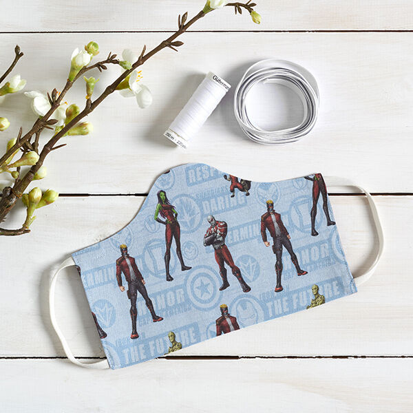 Cretonne Lizenzstoff „Guardians of the Galaxy“ | Marvel – hellblau, image number 9