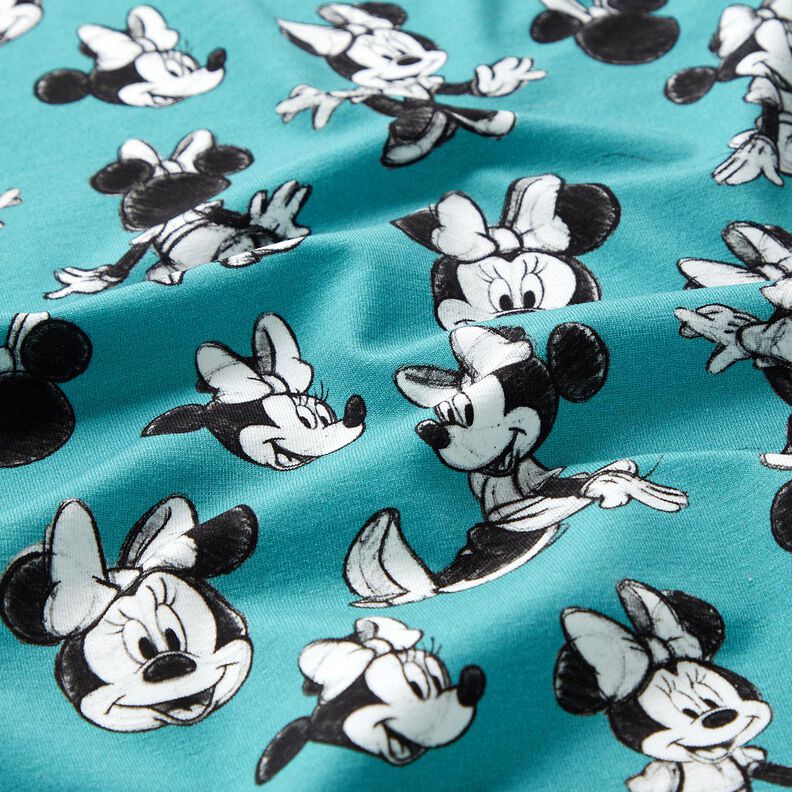 Baumwolljersey Minnie Mouse | Disney – hellblau,  image number 2