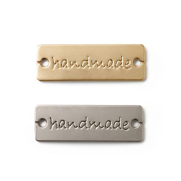 Pins "handmade" [ 3 x 1 cm ] | Prym – silber metallic/gold,  image number 1