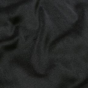 Stretch-Samt Feincord Uni – schwarz | Reststück 80cm, 