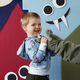 Baumwolljersey Feuerwehrmonster | PETIT CITRON – babyblau,  thumbnail number 7