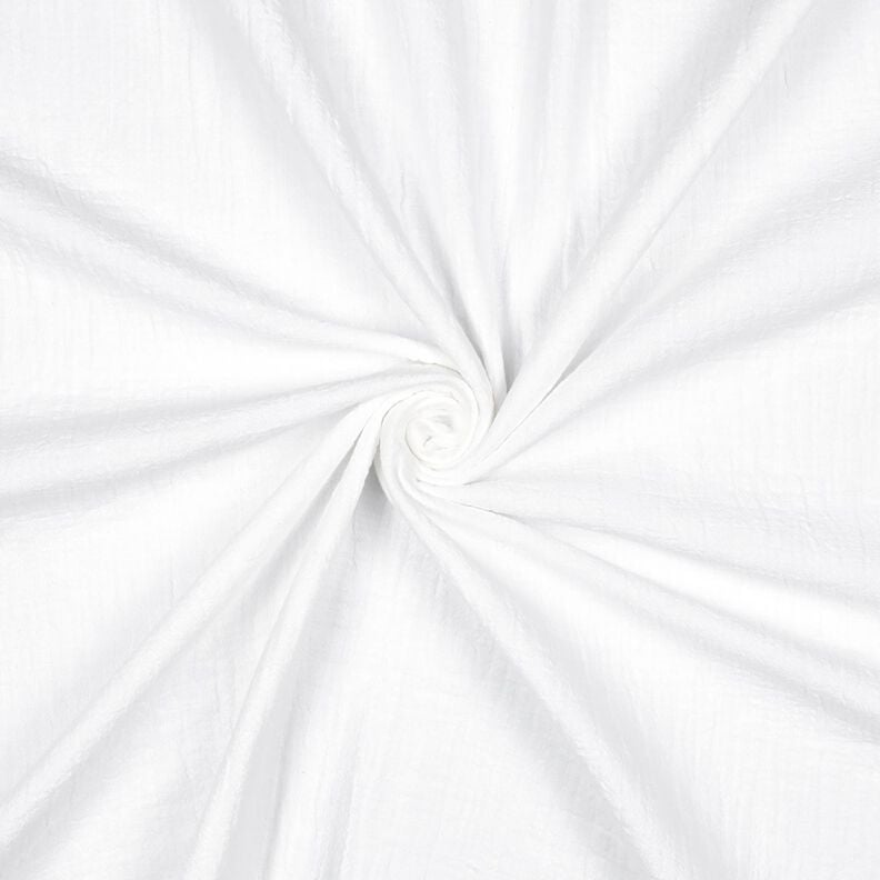 Musselin Krinkel &ndash; weiss,  image number 1