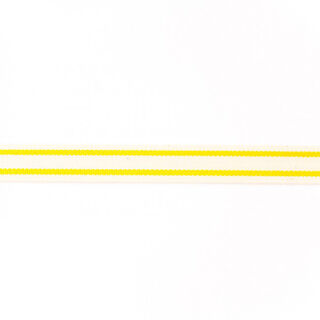 Webband Baumwolle Streifen – gelb, 