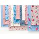 French Terry Sommersweat Aquarellkleckse | PETIT CITRON – hellblau,  thumbnail number 6