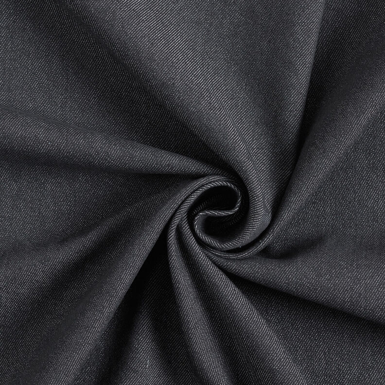 Baumwoll-Denim Stretch medium – schwarz, image number 1