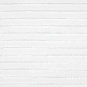 Baumwolljersey R&uuml;schen &ndash; weiss, 