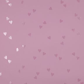 Regenjackenstoff kleine Herzen | Poppy Fabrics – hellaltrosa, 