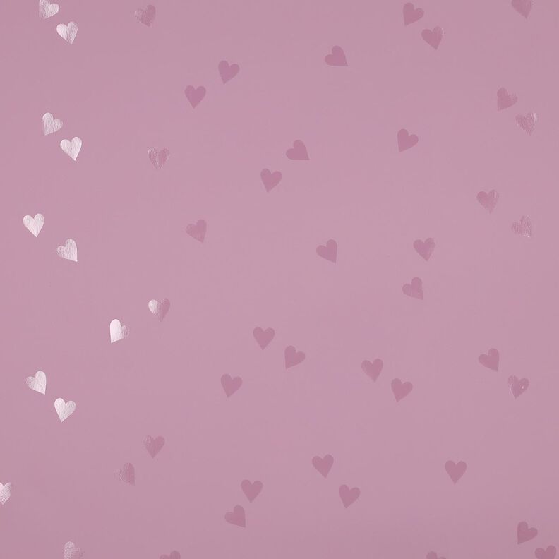Regenjackenstoff kleine Herzen | Poppy Fabrics – hellaltrosa, image number 1