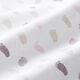 Baumwollpopeline Baby-Füßchen – weiss/rosa – Muster,  thumbnail number 2