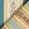 Möbelstoff Jacquard Biedermeier Streifen – creme/blau,  thumbnail number 3