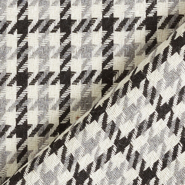 Wollmix Hahnentritt Tricolor – grau/schwarz,  image number 4